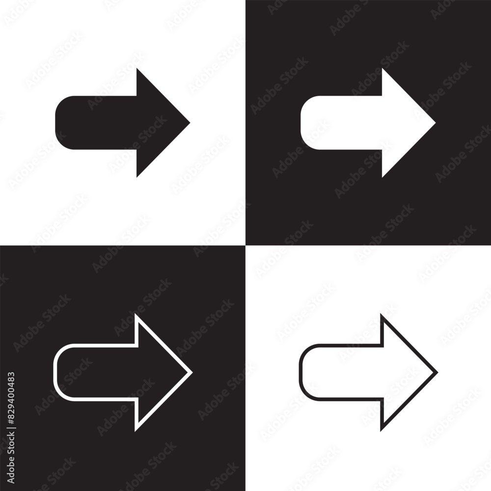 Poster bold arrow icon. element of minimalistic icon for mobile concept and web apps. signs and symbols col