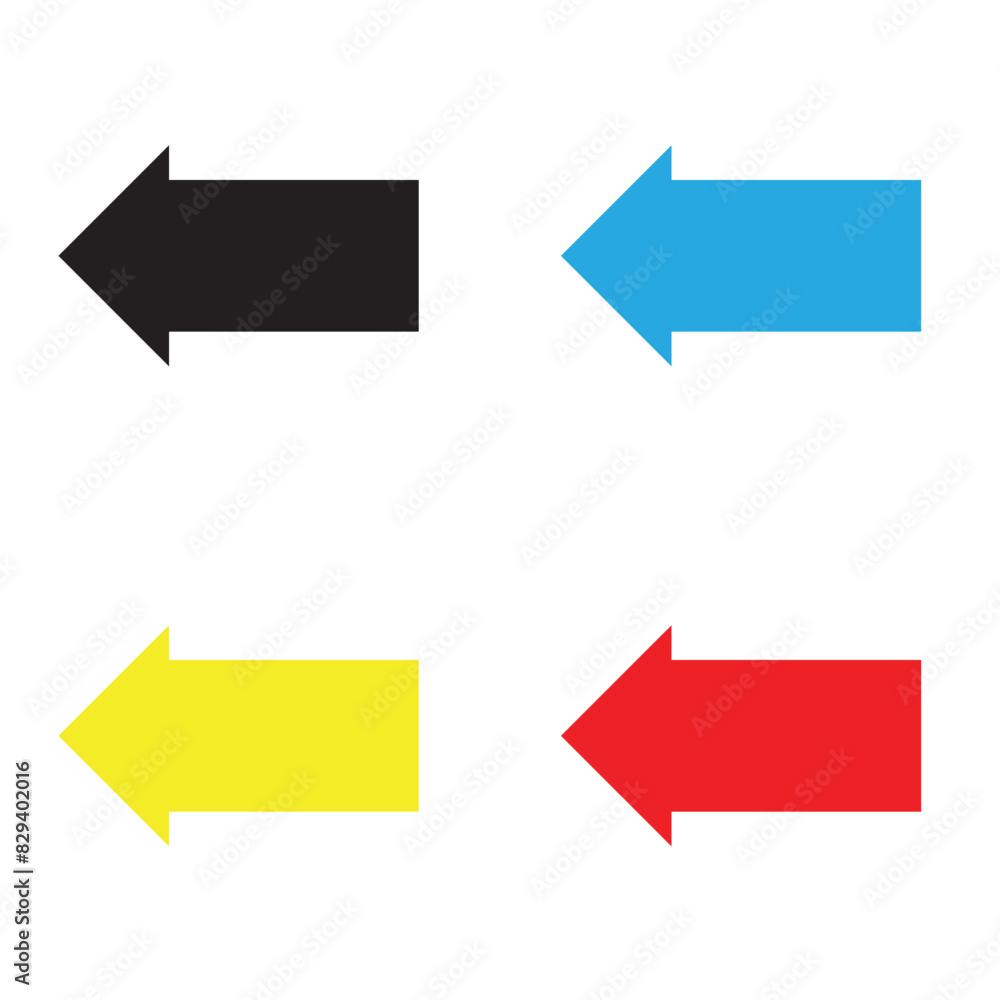 Poster thick arrow icon set vector in two styles isolated on white and black background . next arrow icon, 