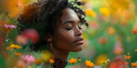 Meditative Moment in Nature, generative ai