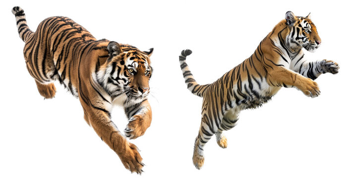 tiger isolated on a transparent background