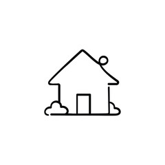 Home Line Style Icon Design
