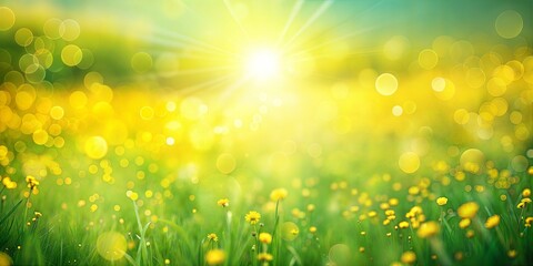 Summer Field Blur: A yellow and green blurred background that evokes the feeling of a sunny summer field.
