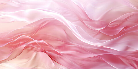 Fototapeta premium Soft and Flowing Abstract Background in Shades of Pink