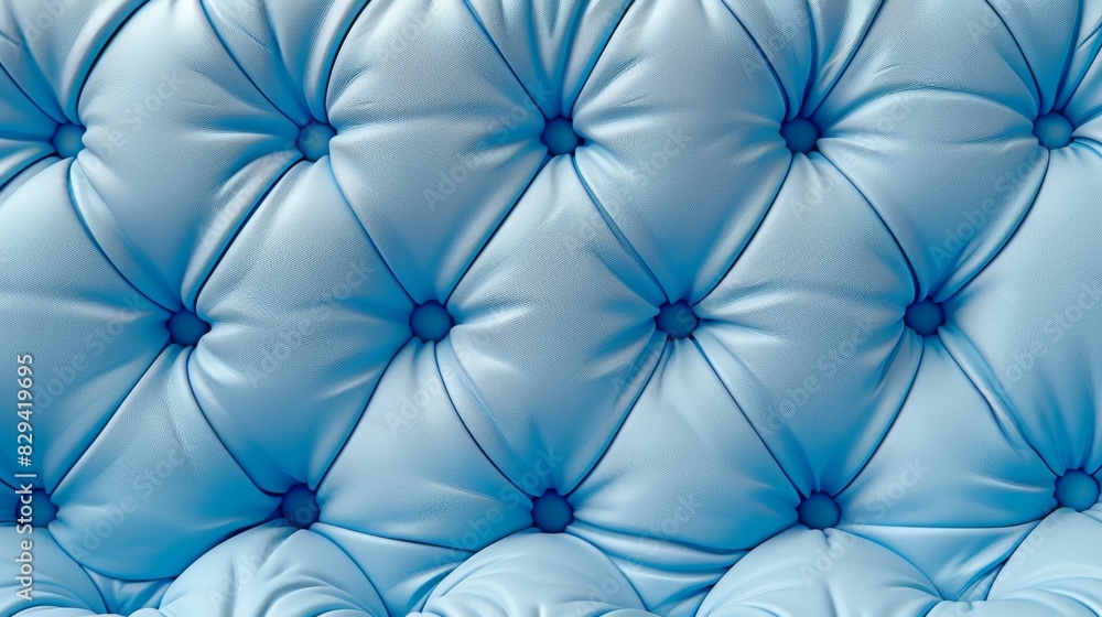 Wall mural  Five upholstered pieces, all blue