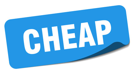 cheap sticker. cheap label
