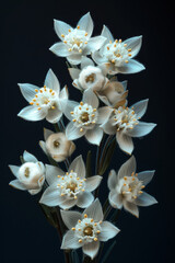 Cluster of Edelweiss flowers known for their white starshaped petals and alpine beauty