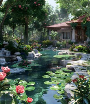 Strolling in the Garden