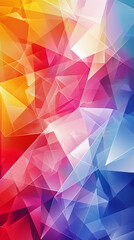 Obraz premium A colorful abstract painting with many different shapes and sizes of circles. The painting is full of energy and movement, with the colors blending together in a dynamic way