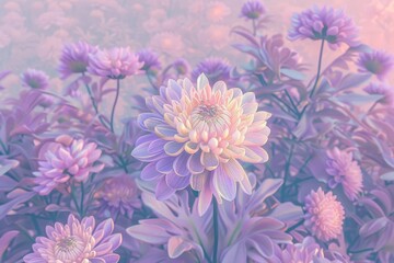 A garden gate adorned with blooming flowers, forming a heart-shaped archway. Beautiful simple AI generated image in 4K, unique.