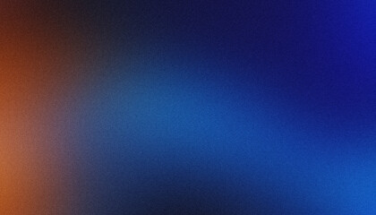 Obraz premium Textured background featuring a smooth gradient from blue to orange with a grainy overlay