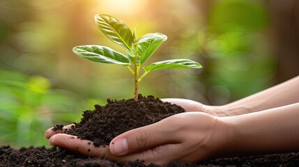 Tender Care - A Symbolic Image of Growth and Potential