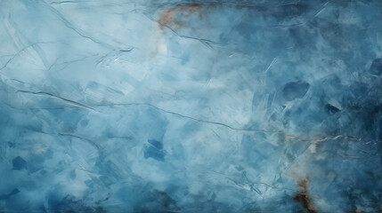 blue background.  Closeup of abstract rough blue and white art painting texture