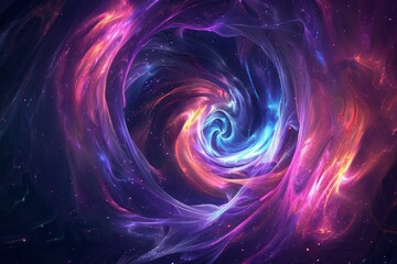 Abstract energy sphere with glowing bright particles, atom from energy scientific futuristic hi-tech background. Beautiful simple AI generated image in 4K, unique.