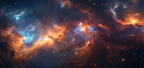 Fototapeta premium universe created with Generative AI technology