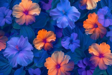 Artistic illustration of lotus flowers with butterflies, ideal for nature-themed decor. Vesak Day greeting card.. Beautiful simple AI generated image in 4K, unique.