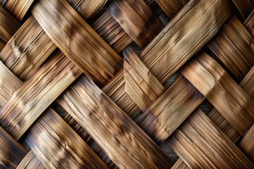 Woven straw texture background, intricately braided straw surface, rustic and natural backdrop, eco-friendly and sustainable. Beautiful simple AI generated image in 4K, unique.
