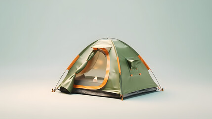 Camping Tent icon holiday 3d