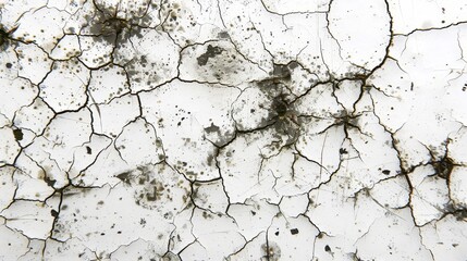  A close-up of a white surface with dirt at the bottom and both the top and bottom edges