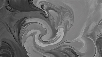 Fototapeta premium Paint splash waves in the Dark with ash color Background