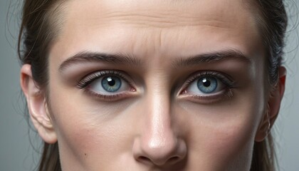 Obraz premium Suffering from depression, ADHD, stress, and anxiety, showcasing the reality of mental illness and inner struggle, photography