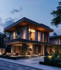 Fototapeta premium Modern House