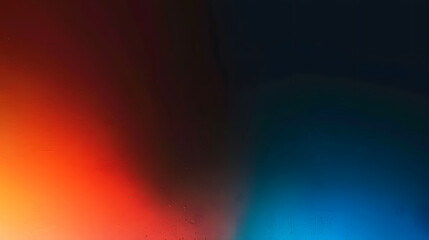 black blue orange red gradient background. Generative AI.