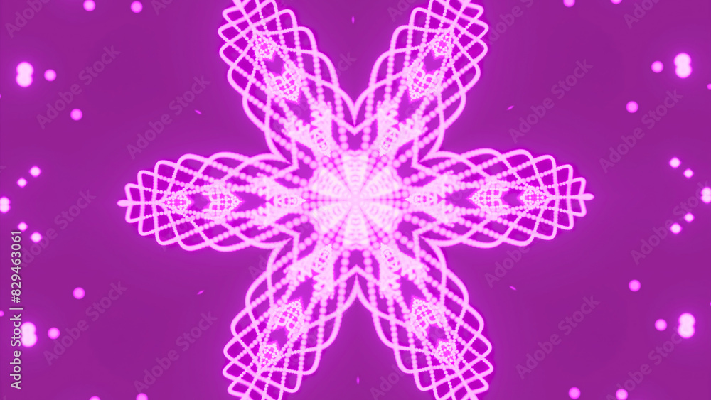Aufkleber moving pattern with star and geometric lines. design. festive animation with moving pattern and star