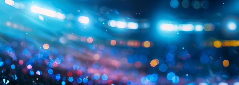 Stadium. Sports arena. Blurred background