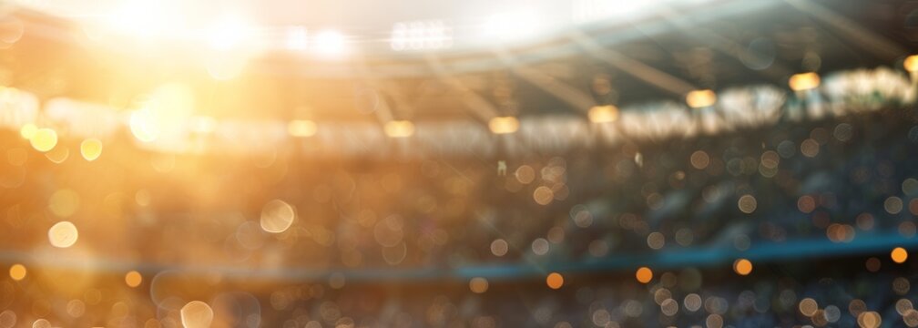 Stadium. Sports arena. Blurred background