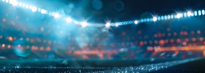 Stadium. Sports arena. Blurred background