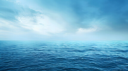 Obraz premium blue sea gradient background. Generative AI.