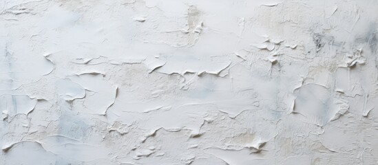 A texture of plaster on a white concrete wall creates a background with a copy space image