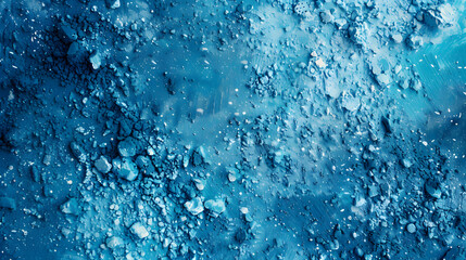 Obraz premium bright cyan blue holi paint color texture background. Generative AI.