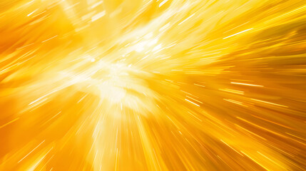 Obraz premium Bright sunny yellow dynamic abstract background. Generative AI.
