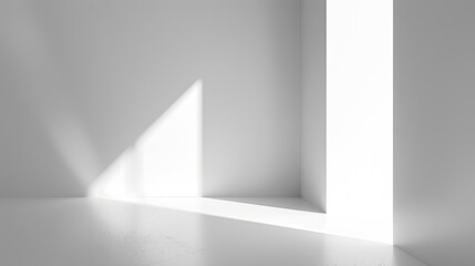 A clean, pure white background with a light shadow effect at the corners, giving a subtle sense of depth and dimension