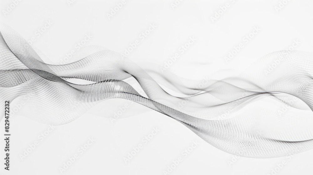Poster a clean white background with a faint wave pattern, offering a hint of movement without overwhelming