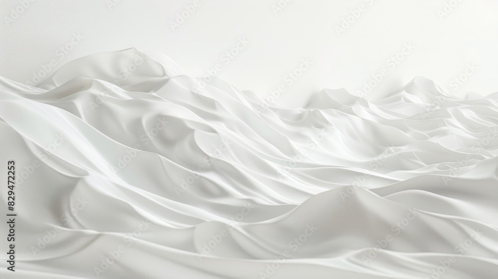 Poster a clean white background with a faint wave pattern, offering a hint of movement without overwhelming