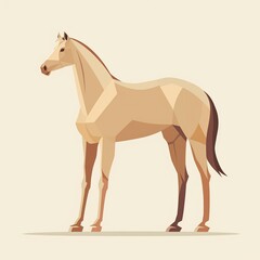 Obraz premium Horses cartoon Casual Chic