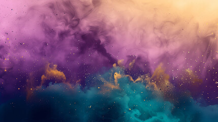 Colorful powder splash explosion dust paint wallpaper background.