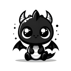 Fototapeta premium Happy Baby Dragon 