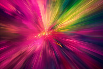 Magenta and chartreuse dynamic blur, creating a bold and vibrant visual impact.
