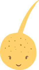 Stingray Cartoon Illustration Kids Clipart