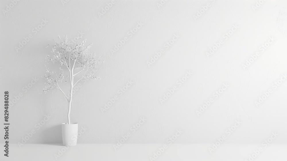 Leinwandbilder a plain white background with a slight hint of texture, adding a touch of interest while keeping the