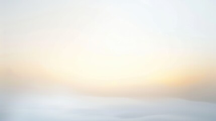 Fototapeta premium A plain white background with a soft, diffused gradient, perfect for creating a calm and soothing visual effect