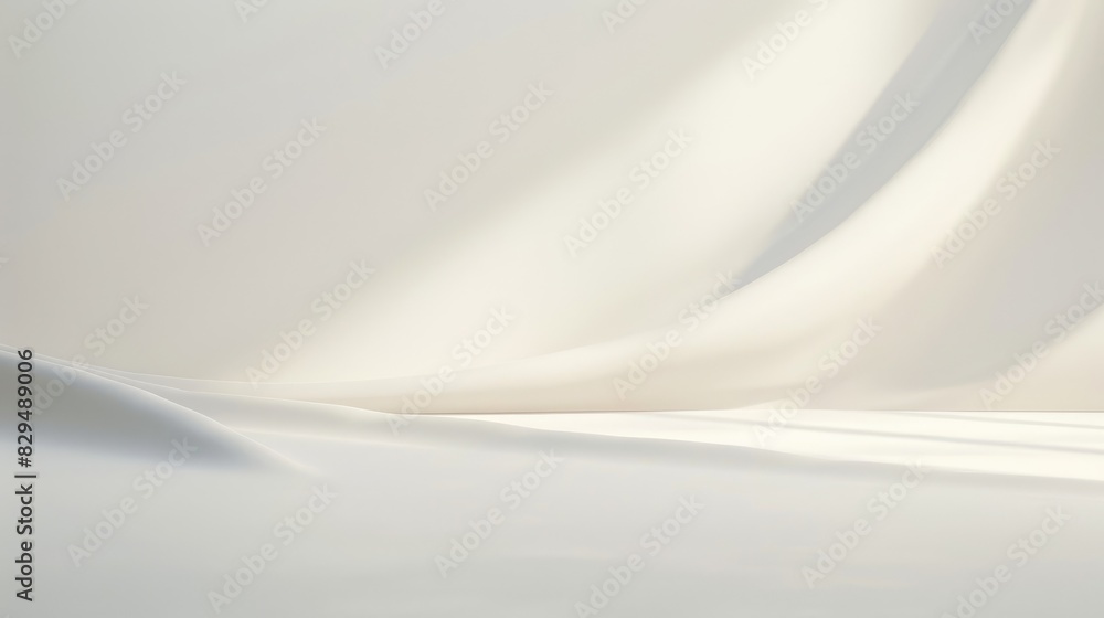 Poster a simple, plain white background with a gentle gradient from light to slightly darker white, creatin