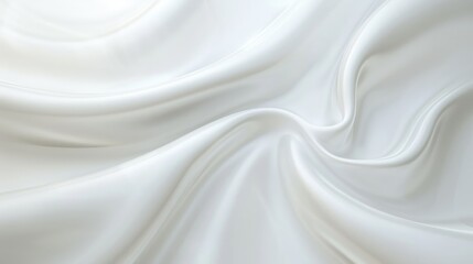 Obraz premium A simple, smooth white background with a gentle gradient from the center outwards, providing a soft and elegant look