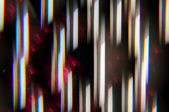 Abstract background of blurred lights