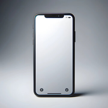 Mockup de fondo blanco, celular con fondo blanco 