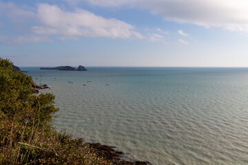 boats on the beach