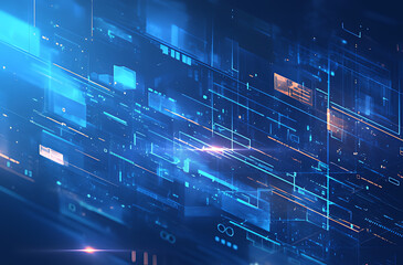 Obraz premium abstract technology background